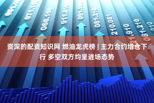 资深的配资知识网 燃油龙虎榜 | 主力合约增仓下行 多空双方均呈进场态势