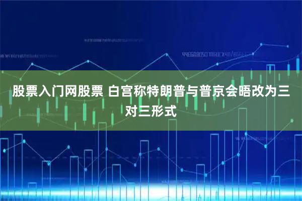 股票入门网股票 白宫称特朗普与普京会晤改为三对三形式