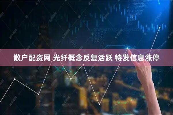 散户配资网 光纤概念反复活跃 特发信息涨停